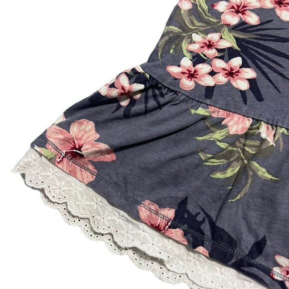 Label Of Graded Goods 110/116 4-6Y Floral & Lace Hooded Dress - Picture 4 of 5